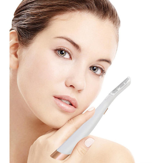 Øyebrynskniv med Lys og 6 Ekstra Blader.