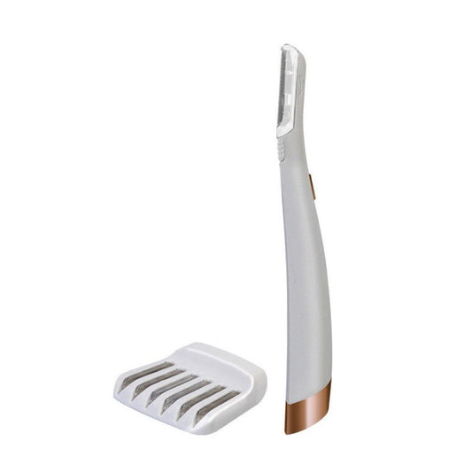 Øyebrynskniv med Lys og 6 Ekstra Blader.